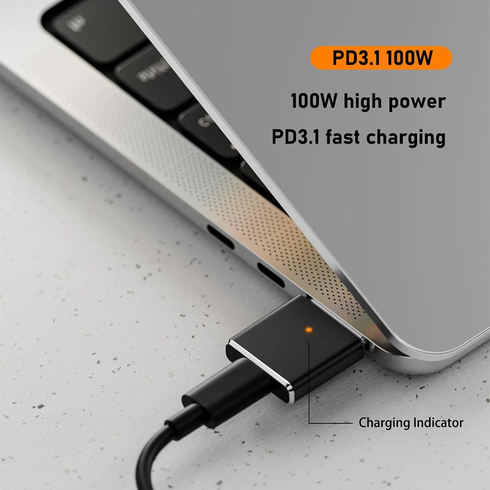 LED ǥñⰡ ִ USB-C-׳ƽ 3 , 100W, PD3.1, USB C-׳ƽ 3  , ƺ , ƺ ο
